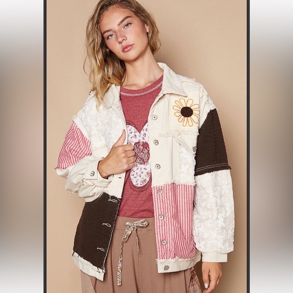 POL Jackets & Blazers - 261 ❤️POL embroidered patch jacket